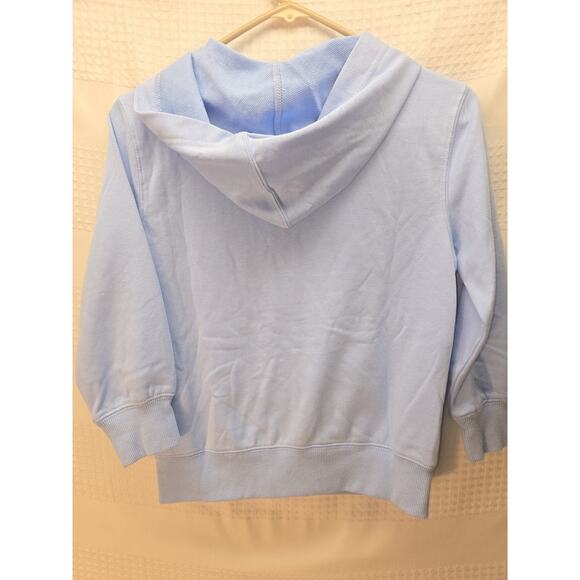 NWT Boys Blue GAP Full Zip Hoodie Jacket Small 6/7 6550 - Picture 4 of 6
